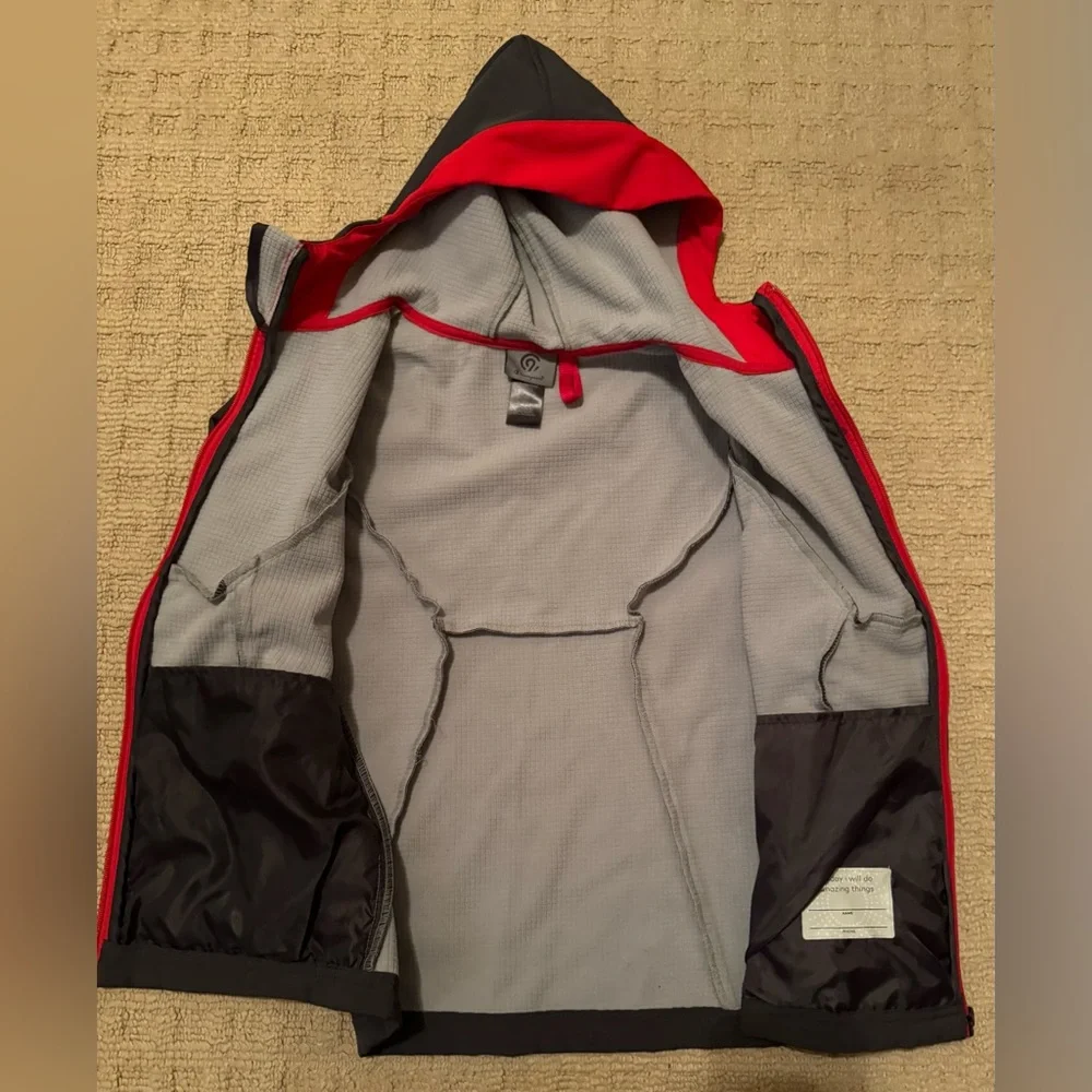 Champion Outdoor Jacket/Coat - charcoal with fleece lining in Boys size M (8-10)